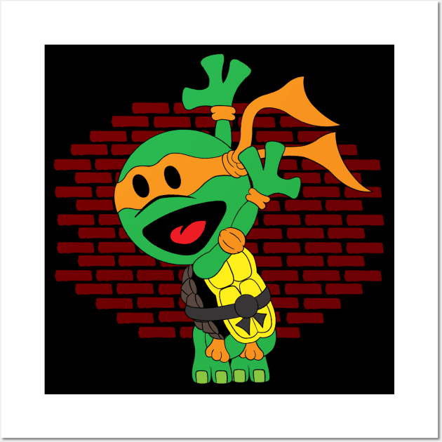 Dancing Mikey Wall Art by Leidemer Illustration 